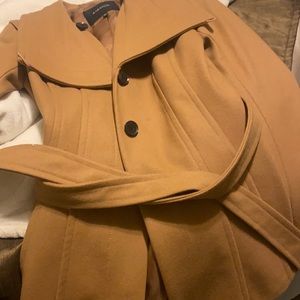 Artizia tan mid length coat